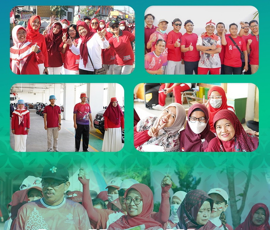 Semarak HUT RI ke-78, BBTKLPP Yogyakarta Menggelar Jalan Sehat dan Lomba